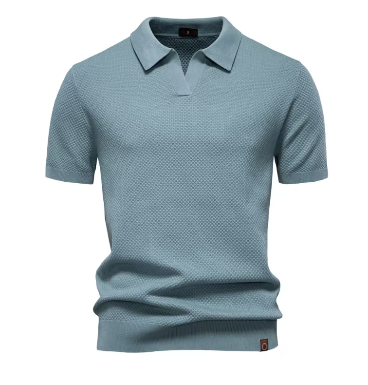 Riviera Knit Polo | Azure Edition