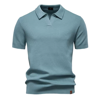 Riviera Knit Polo | Azure Edition